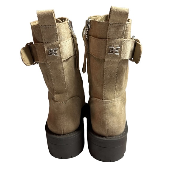 Sam Edelman Junip Brown Combat Lace Up Ankle Boots size US 5 NWOB - Picture 9 of 11